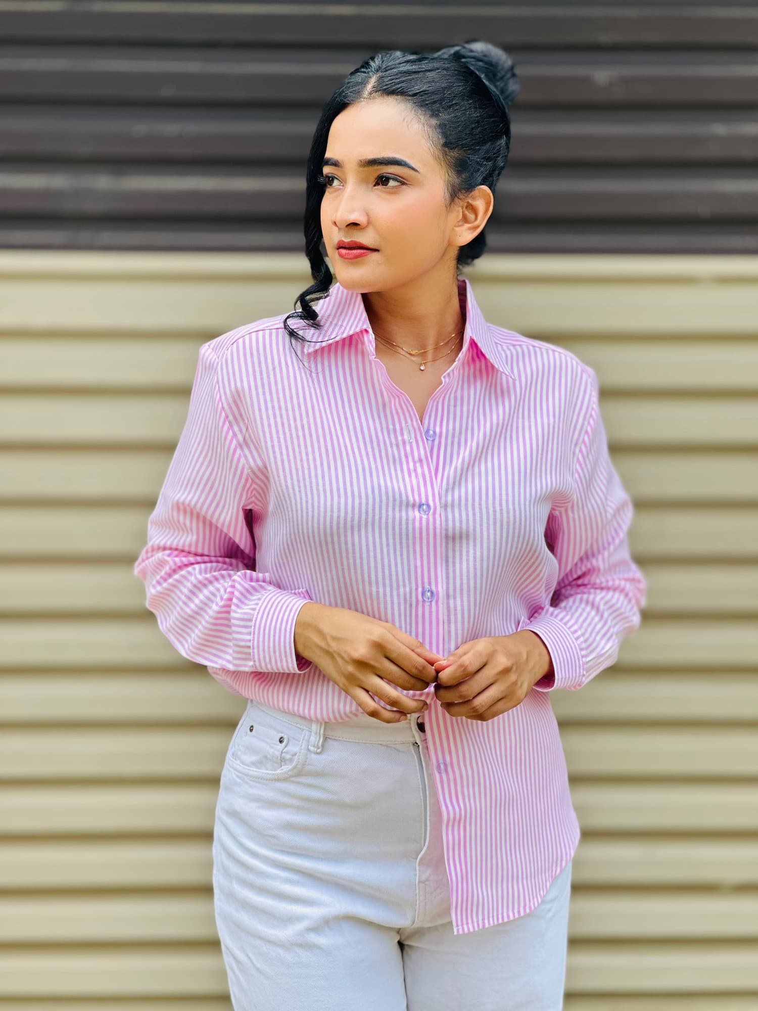 Striped Office Shirt