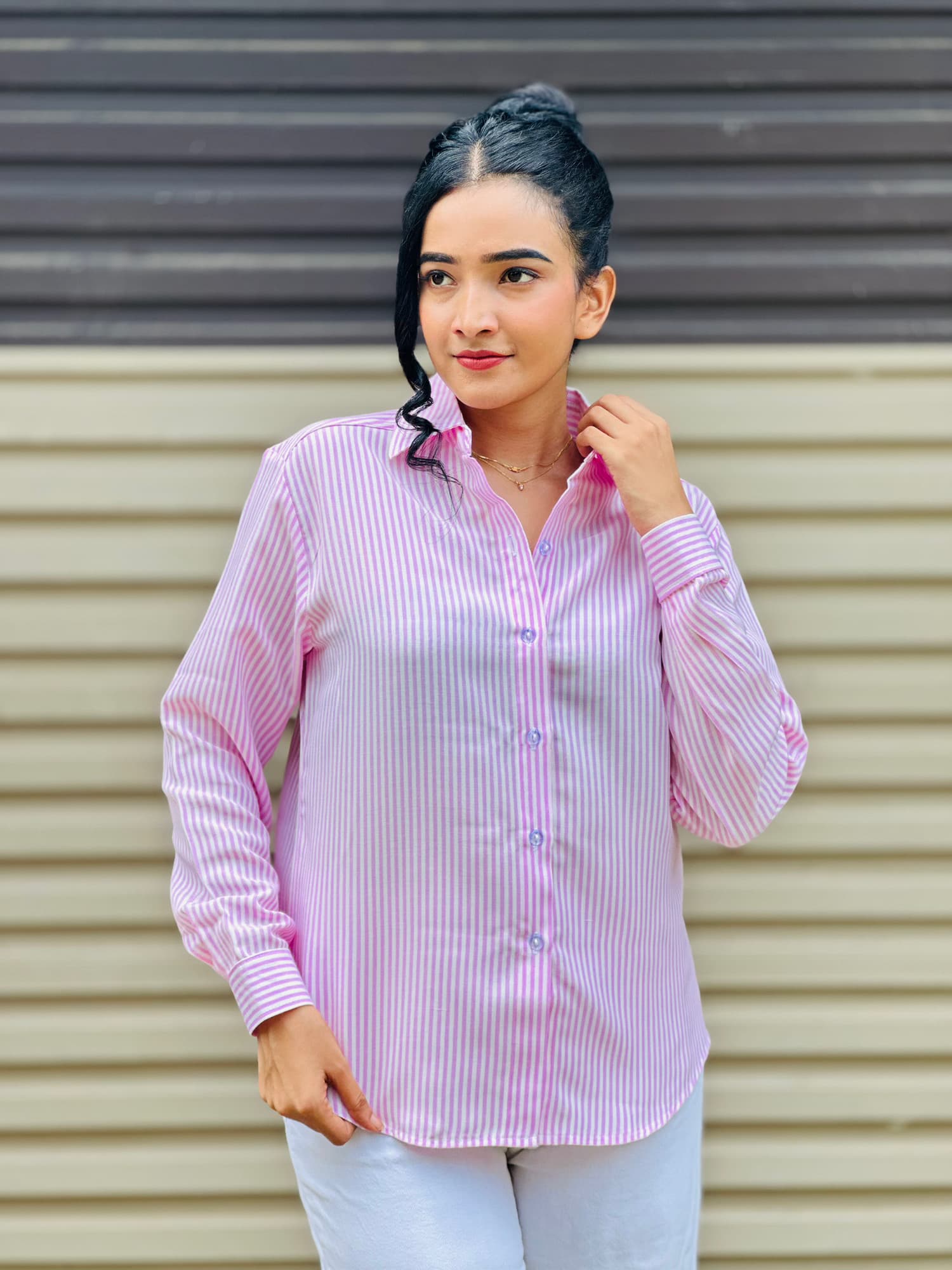 Striped Office Shirt